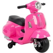 Huffy 6V Mini Vespa Ride on Scooter, Pink - One Size