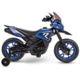 thumbnail image 1 of Huffy 6V Motorcycle Kids' Battery Ride-On, Ages 3-7 Years Old, Blue, Youth, Boy's, 1 of 9