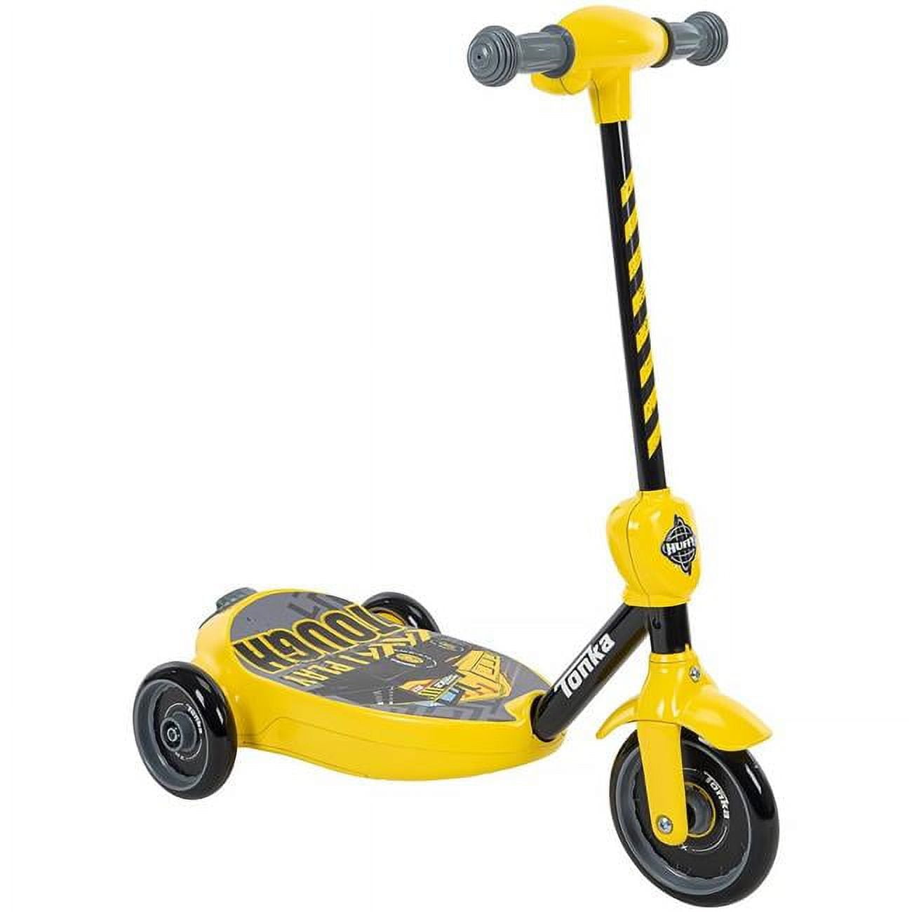 Huffy 6V Tonka Ride on Bubble Scooter for Kids, Yellow One Size