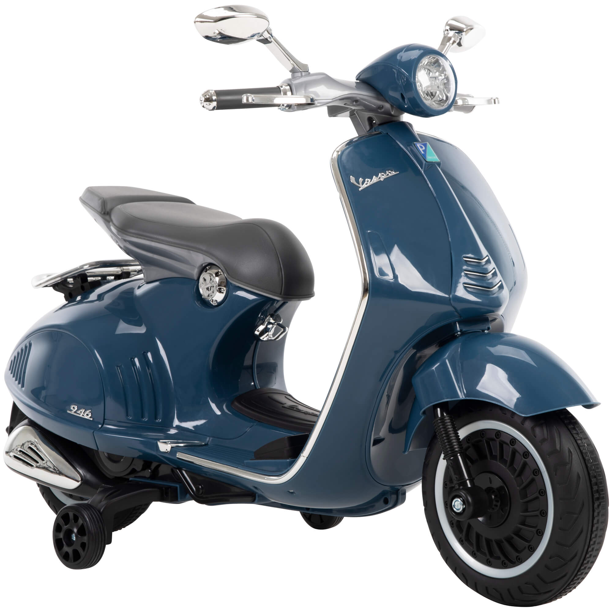 Huffy 6V Vespa Ride-On Electric Scooter for Kids, Blue - image 1 of 7