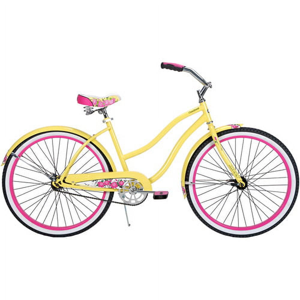 Huffy Cranbrook women's 26 Cruiser Bike Stylish Yellow Color