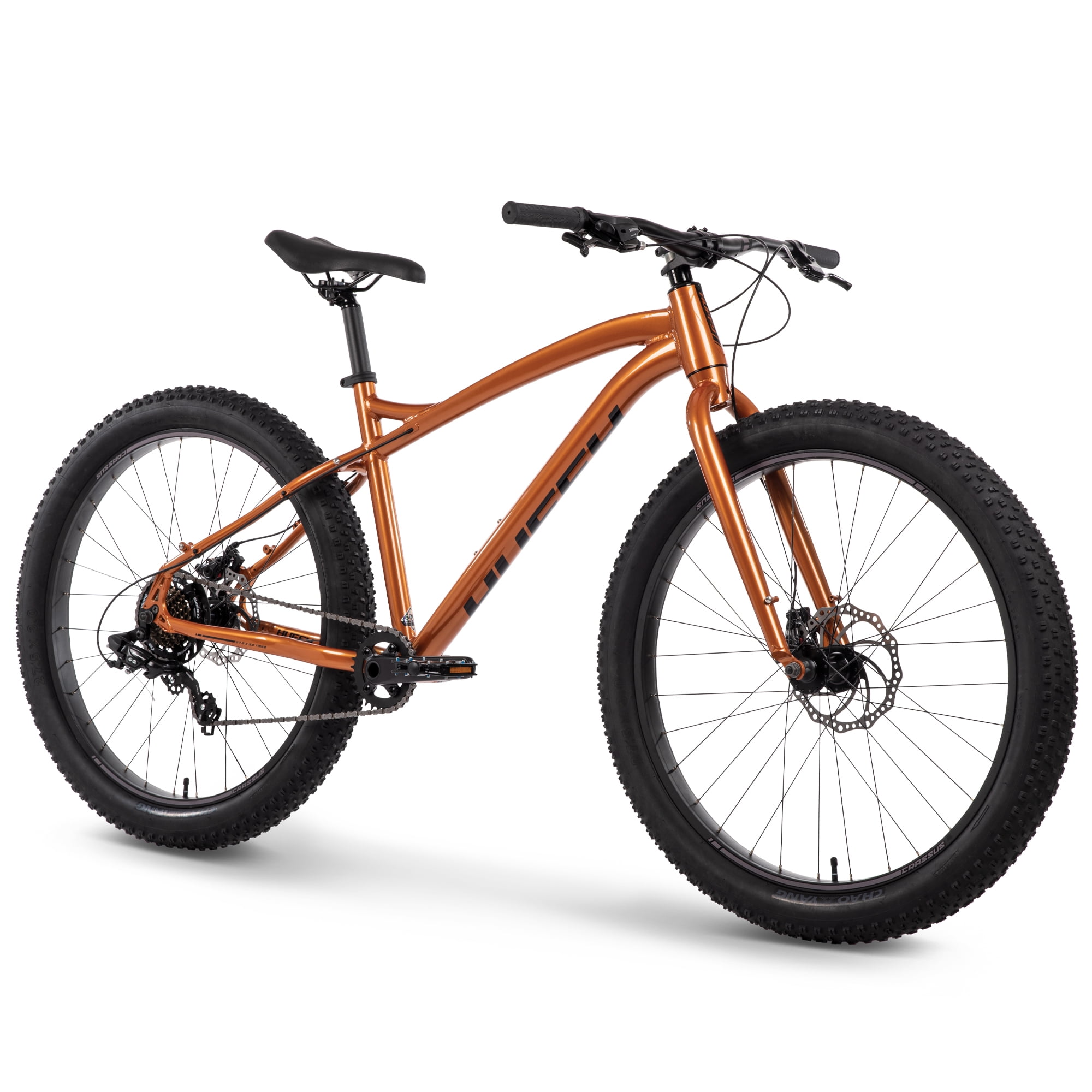 Huffy Crassus 27.5-inch Mid-Fat Tire 7-Speed Mountain Bike for Men, Bronze  - Walmart.com