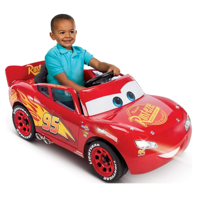 Huffy Disney Pixar Cars 3 Lightning McQueen 6V Battery-Powered Ride on, for Children Ages 3+ years