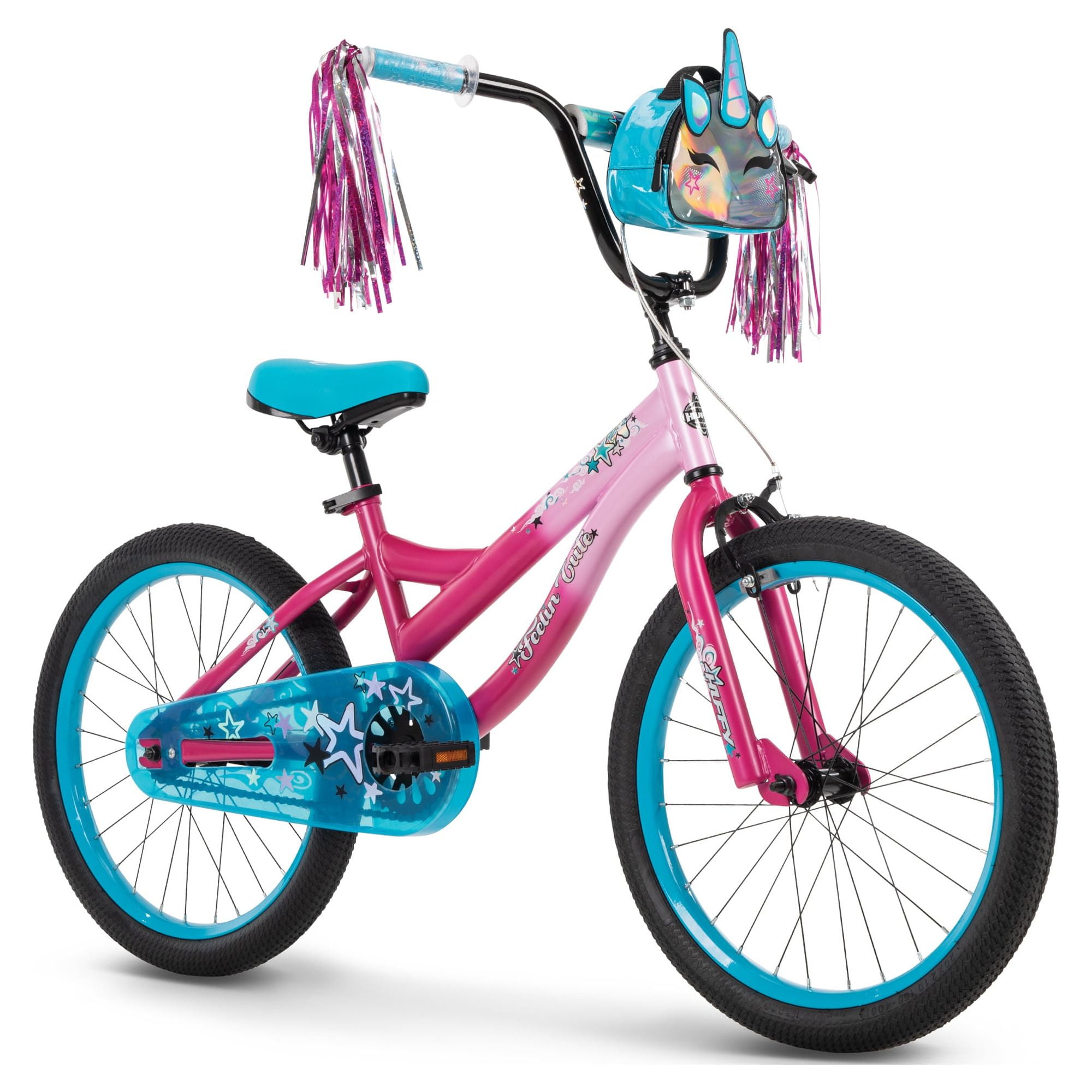 Girls\' Pink Bike, Cute Huffy Feelin\' 20-inch