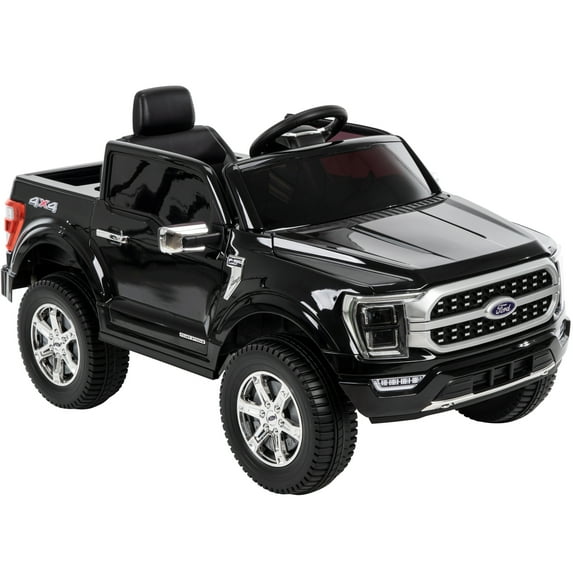 Huffy 6V Ford F-150 Truck Battery Ride-On, Ages 3-7, One Unit, Black, Unisex, Kids