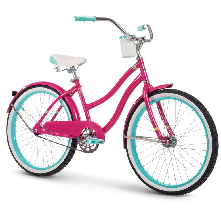 Huffy Good Vibrations 24-inch Girls' Cruiser Bike, Pink - Walmart.com