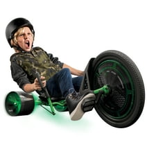 Huffy Green Machine 20-inch Drift Trike for Kids, Green and Black