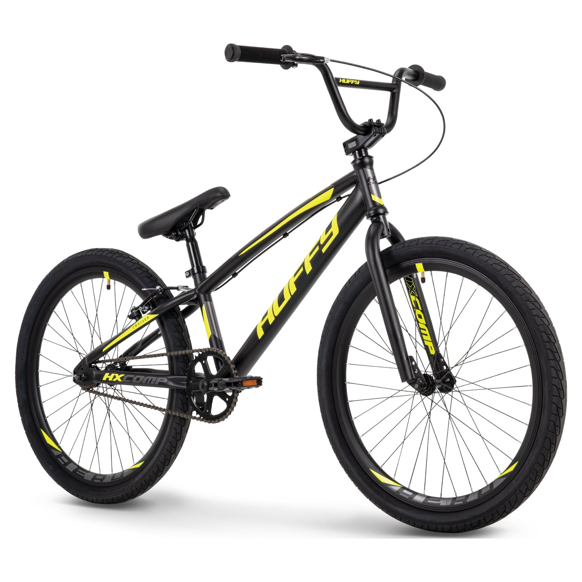 Huffy HX Cruiser 24 inch BMX Bike For Boys Black Yellow Walmart