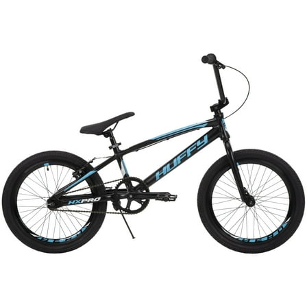 Huffy HX Pro BMX Bike, 20" Wheels, Aluminum Frame, Ages 7+, Black/Teal