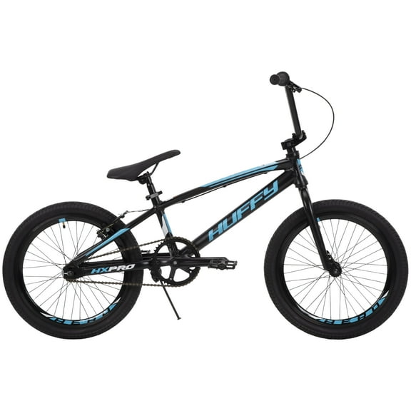 Huffy HX Pro BMX Bike, 20" Wheels, Aluminum Frame, Ages 7+, Black/Teal