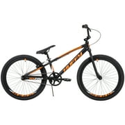 Huffy HX Pro Cruiser 24-inch Aluminum BMX Race Bike for Boys, Black/Orange