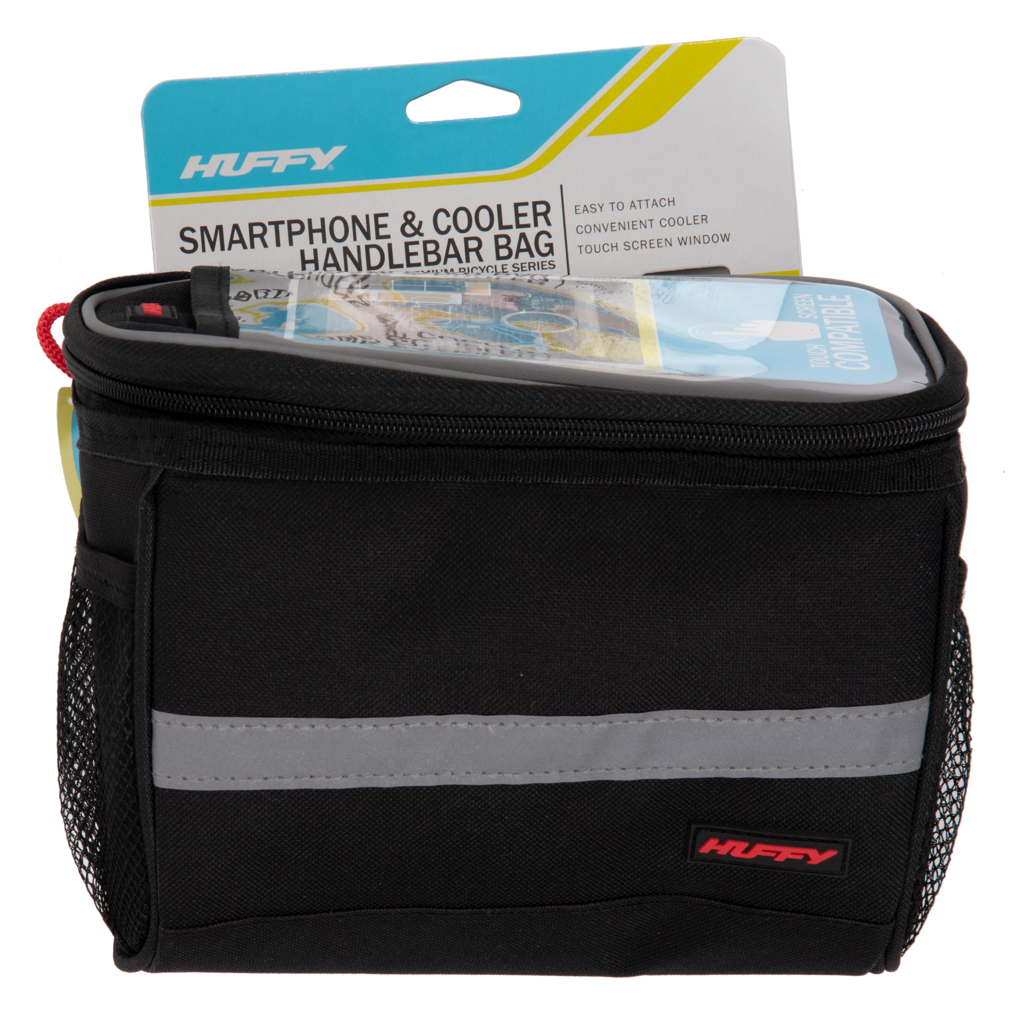 Huffy Handlebar Cooler Bag with Smartphone Pocket, Black - image 1 of 5