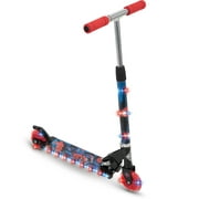 Huffy Marvel Spider-Man Electro-Light Inline Kick Scooter for Boys, ages 5+ years