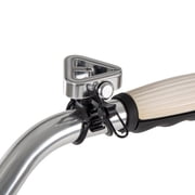 Huffy Modern Ring Bell, Fits Handlebars 22.2-31.8 mm, Easy to Attach, Silver, Unisex