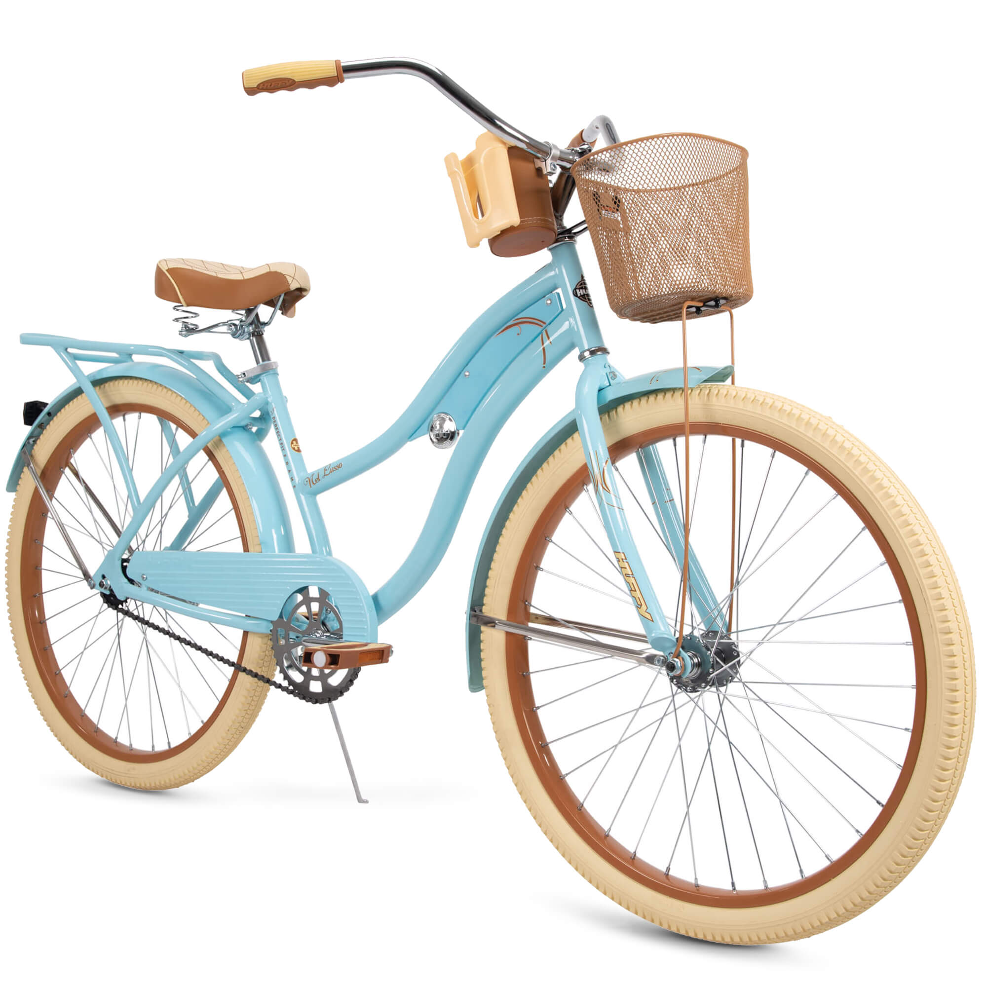 Huffy, Nel Lusso Classic Cruiser Bike with Perfect Fit Frame, Women's, Blue, 26" - image 1 of 10