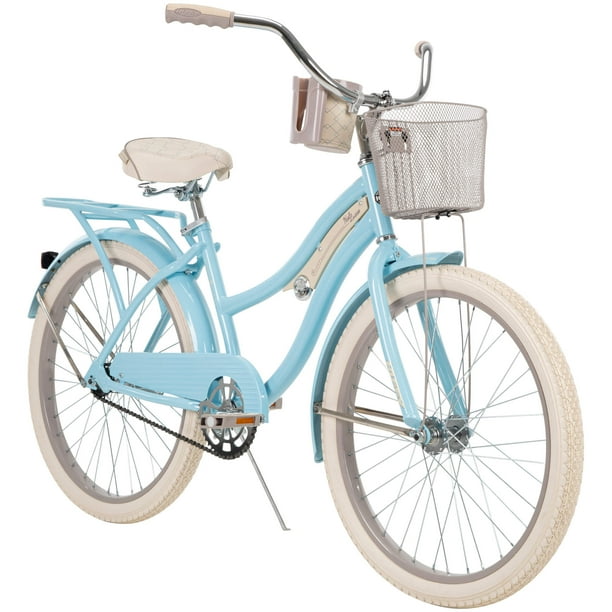 Huffy Nel Lusso Womens Cruiser Bike, 24 Wheels, Blue Walmart