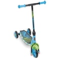 thumbnail image 1 of Huffy Neowave Kids Ages 3+ Steel Outdoor 3 Wheel Scooter w/ LED Lights, Blue, 1 of 3