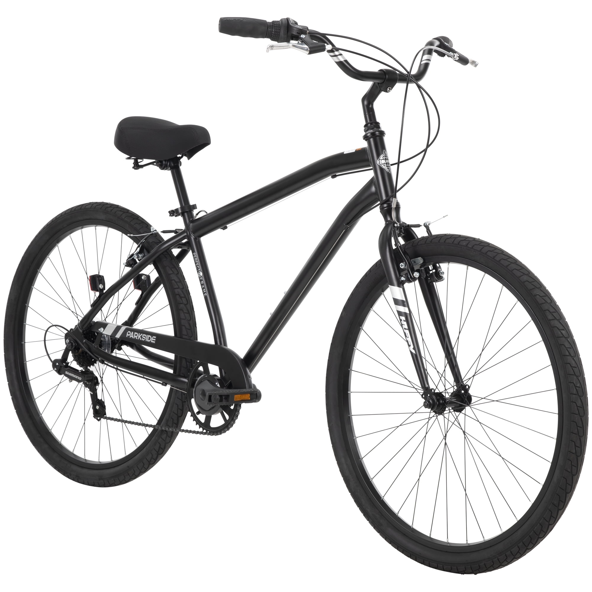 Huffy Parkside Adult Mens Comfort Bike, Wheels, 7-Speeds