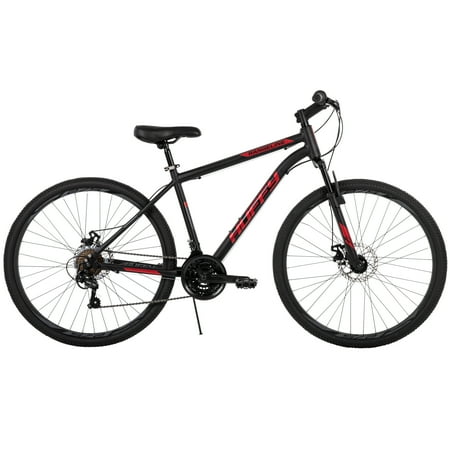 Huffy Rangeline Mountain Bike, 27.5" Wheels, Adults Ages 14+, Black and Red