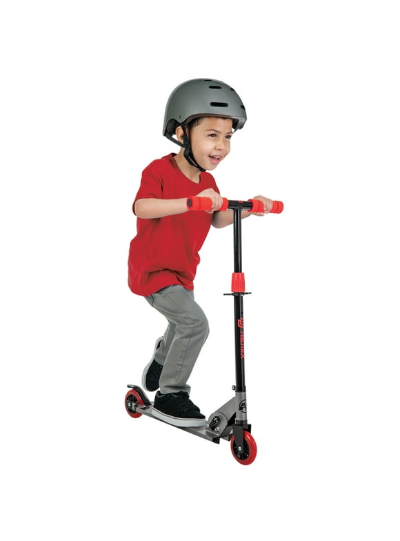 Huffy Remix Inline Kick Scooter, for Kids Ages 5+ Years,  Red