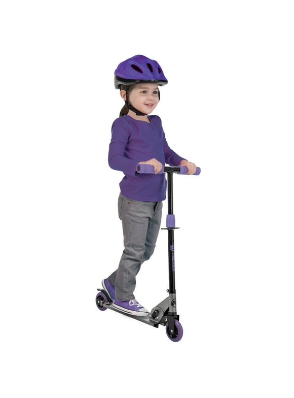 Huffy Remix Inline Kick Scooter, for Kids Ages 5 Years Up, Purple