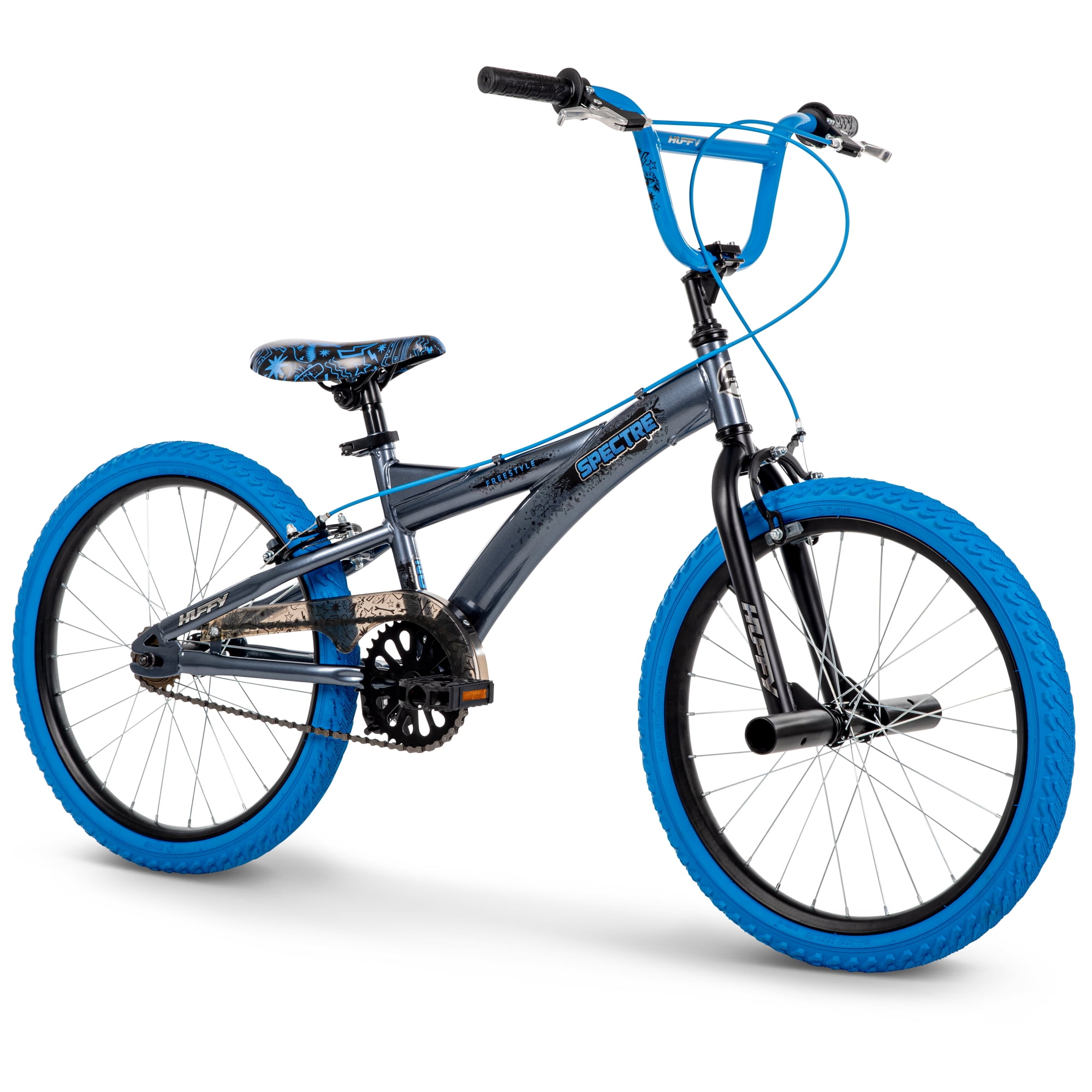 Huffy Kids 20 BMX Bikes with Padded Seat and Bike Chain Cover