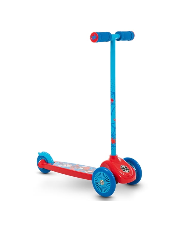 Spider-Man/Spidey and His Amazing Friends Light-Up Toddler Scooter, Ages 3+, Boys, Red