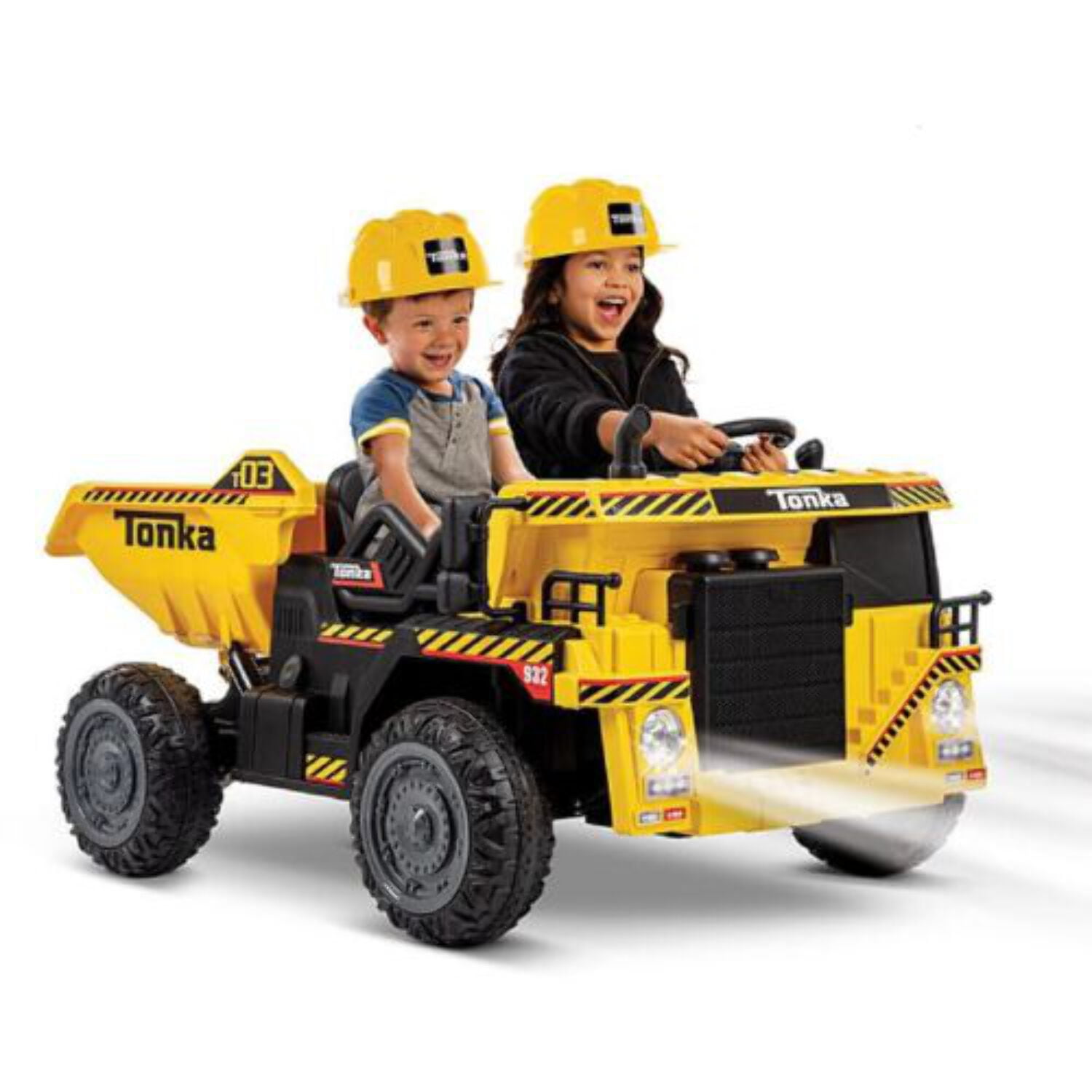 Huffy Tonka 12V Dump Truck RideOn for Kids Fun and Exciting Toy for