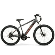 Huffy Vertis 27.5 Inch Electric Mountain Bike, Fits Riders 60+, Gray, Unisex Adult