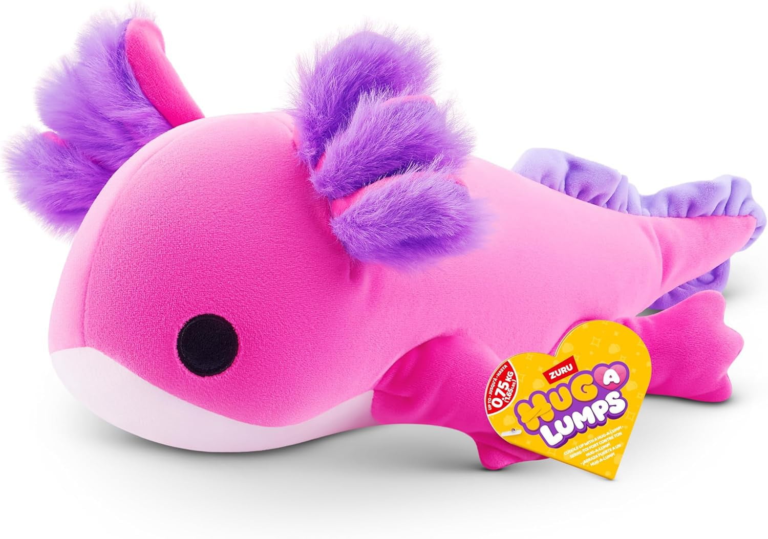 Hug-A-Lumps Ally Weighted Plush (Axolotl)