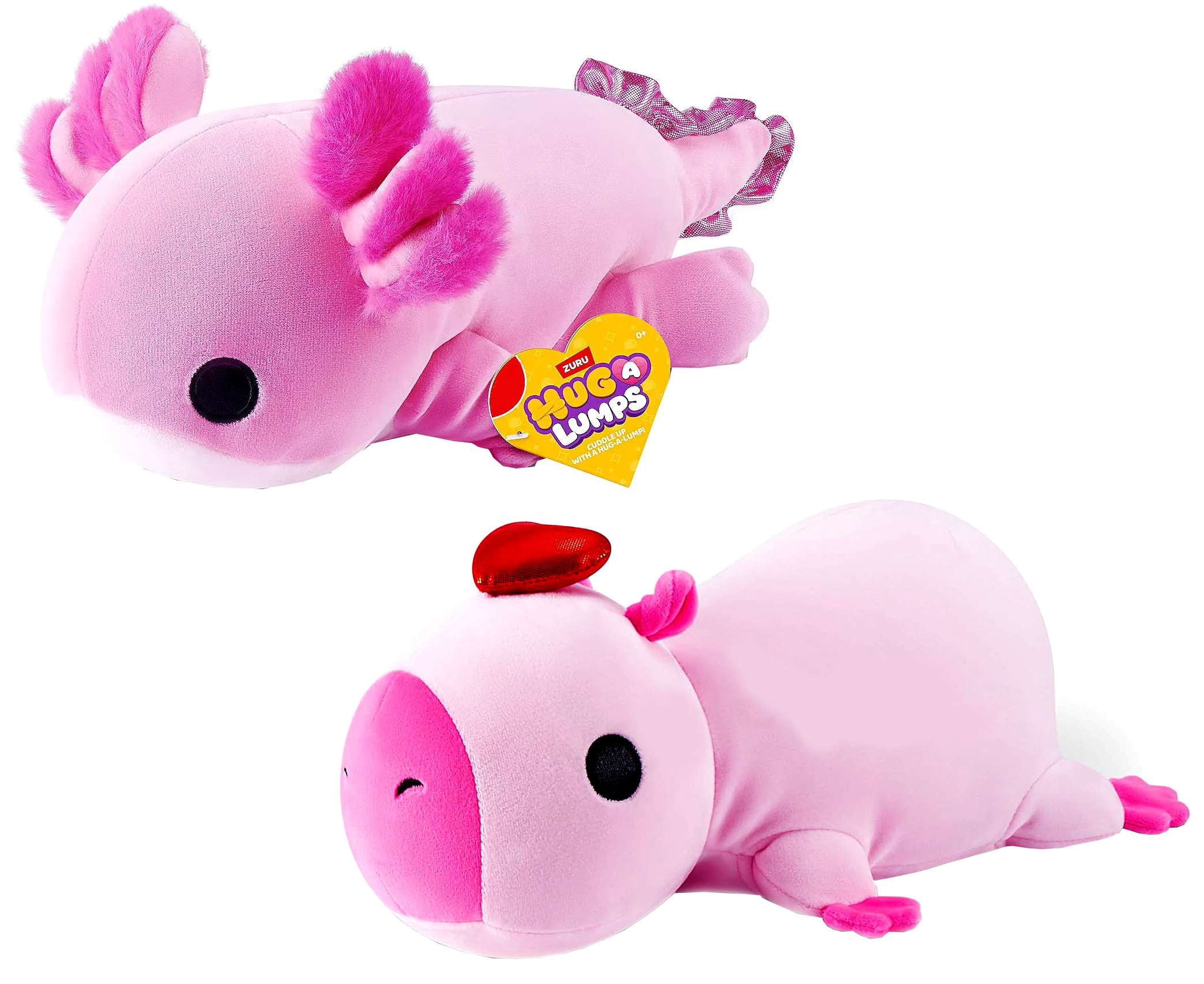 Hug-A-Lumps Annie the Axolotl & Clara the Capybara Weighted Plush 2-Pack