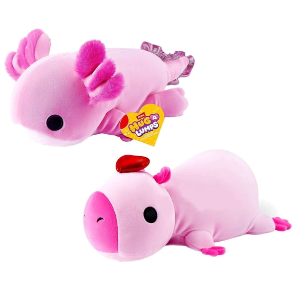 Hug-A-Lumps Annie the Axolotl & Clara the Capybara Weighted Plush 2-Pack