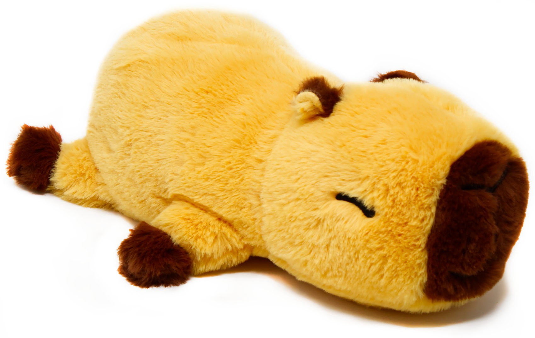Hug-A-Lumps Connie Weighted Plush (Capybara, Fuzzy)