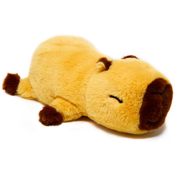 Hug-A-Lumps Connie Weighted Plush (Capybara, Fuzzy)
