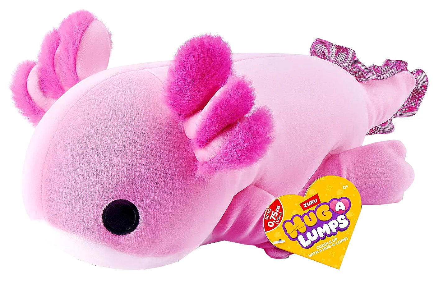 Hug-A-Lumps Love Collection Annie the Axolotl Weighted Plush