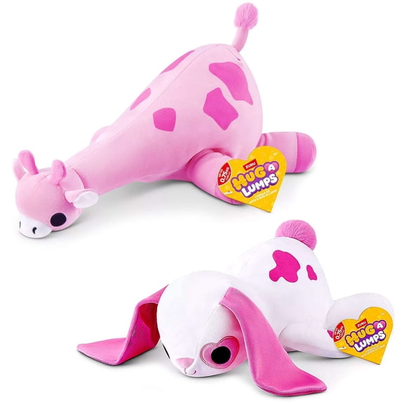 Hug-A-Lumps Valentine's Day Love Collection Fleur the Giraffe & Lola the Rabbit Weighted Plush 2-Pack