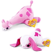 Hug-A-Lumps Valentines Day Love Collection Fleur the Giraffe & Lola the Rabbit Weighted Plush 2-Pack