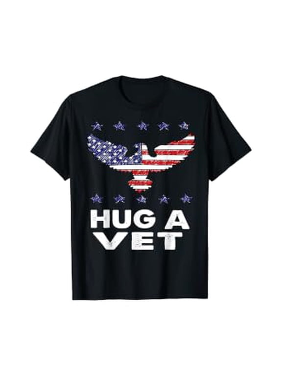 Hug A Vet Honor Military Veterans T-Shirt