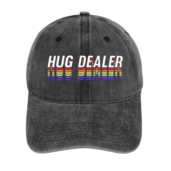 Hug Dealer Hat Adjustable Funny Fashion Unisex Baseball Cap For Men Women
