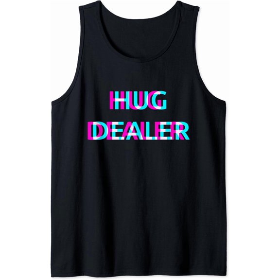 Hug Dealer Techno Edm Music Festival Raver Dance Rave Tank Top Size S-3XL