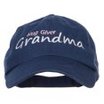 thumbnail image 1 of Hug Giver Grandma Embroidered Low Cap - Navy OSFM, 1 of 5