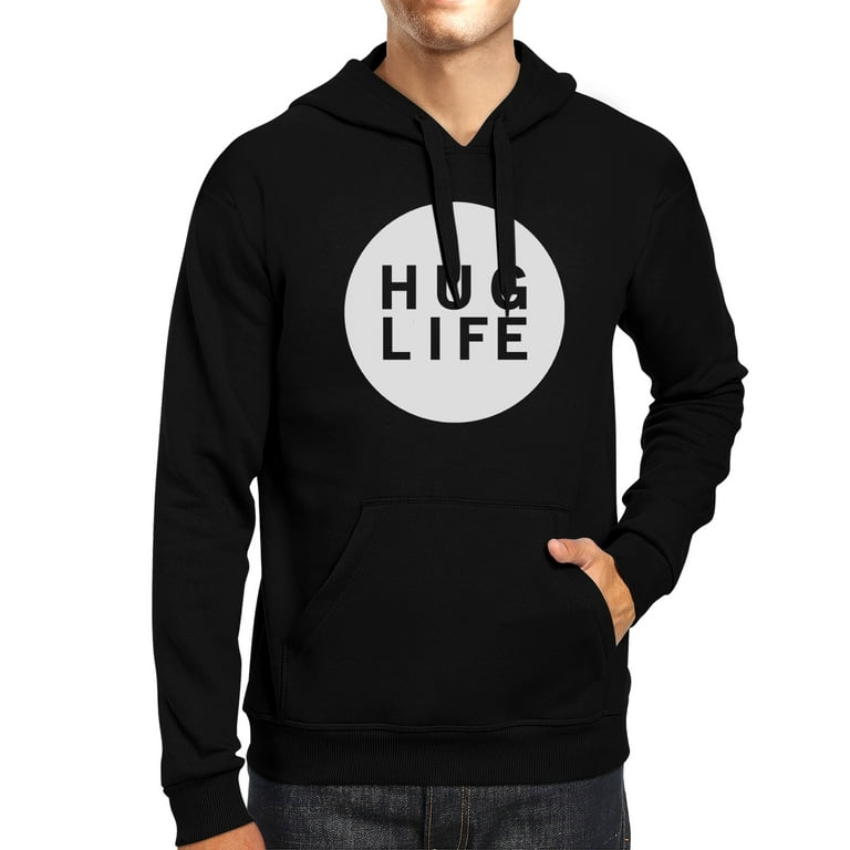 Black hoodie simple hot sale