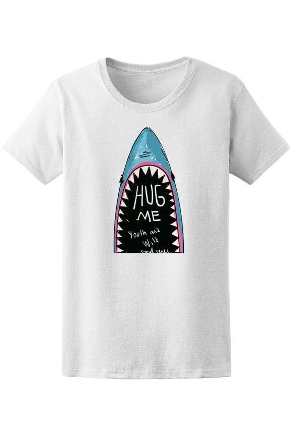 "Hug Me " Shark T-Shirt Men -Image by Shutterstock, Male x-Large