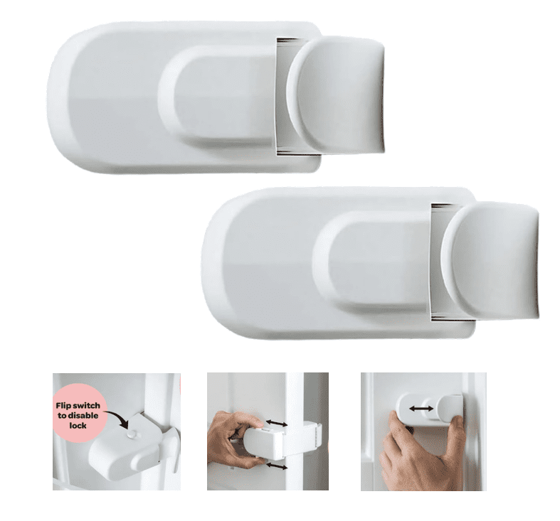 Huglock HugLock Slide-On Door Safety Lock, Reliable Proof Latch for Interior ...