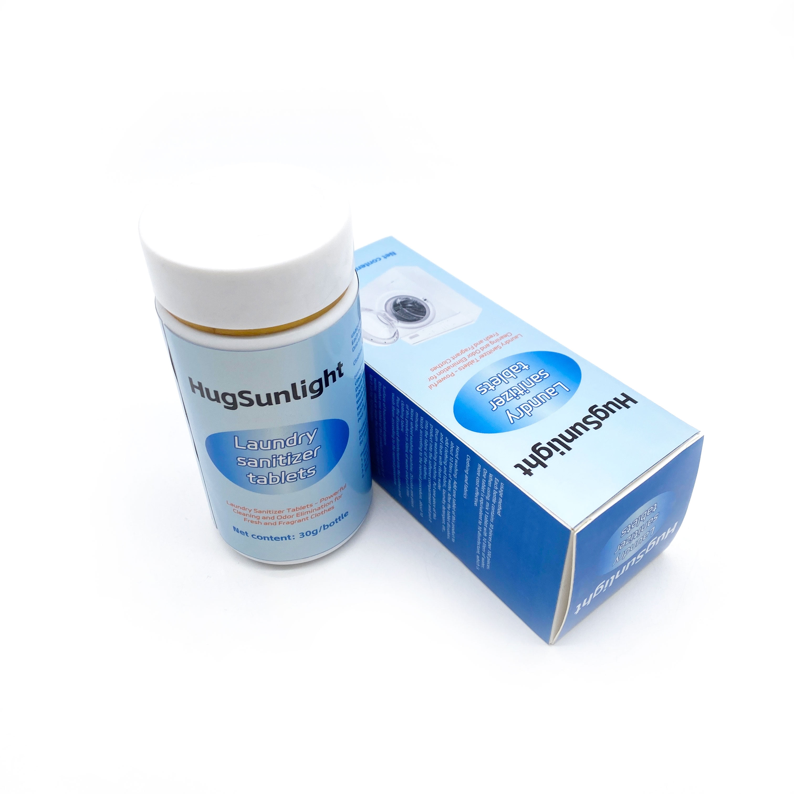 HugSunlight+Laundry sanitizer tablets - Powerful Cleaning and Odor Elimination for Fresh and Fragrant Clothes