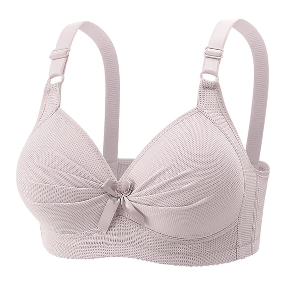 Hugcore Seamless Bras for Women Women's Comfortable Bra for Daily Wear Full Coverage Push Up Wirefree Bras with Support Wireless Bras for Women Light Violet C