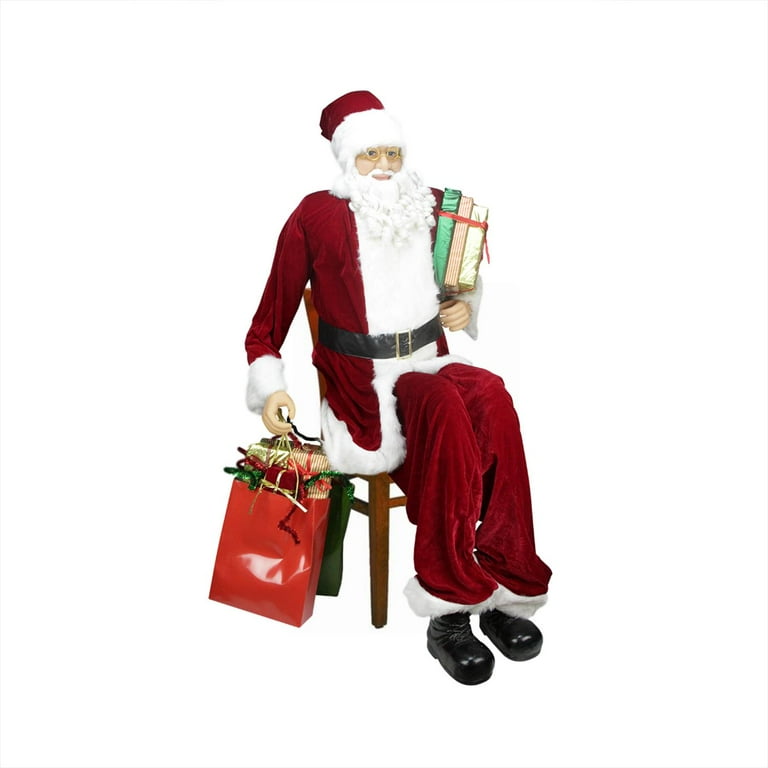Life size stuffed santa sales