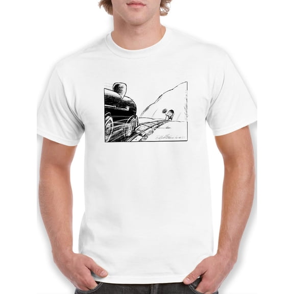 Huge Adversaries T-Shirt Men -Wilfred Hildonen Designs, Male x-Large