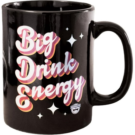 Huge BDE Mug, 64 Ounces, Funny Gag Gift for Coffee Lovers, Large Ceramic Cup