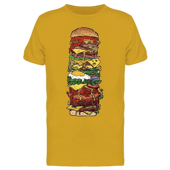 Huge Burger Tower Tee Men's -Image by Shutterstock